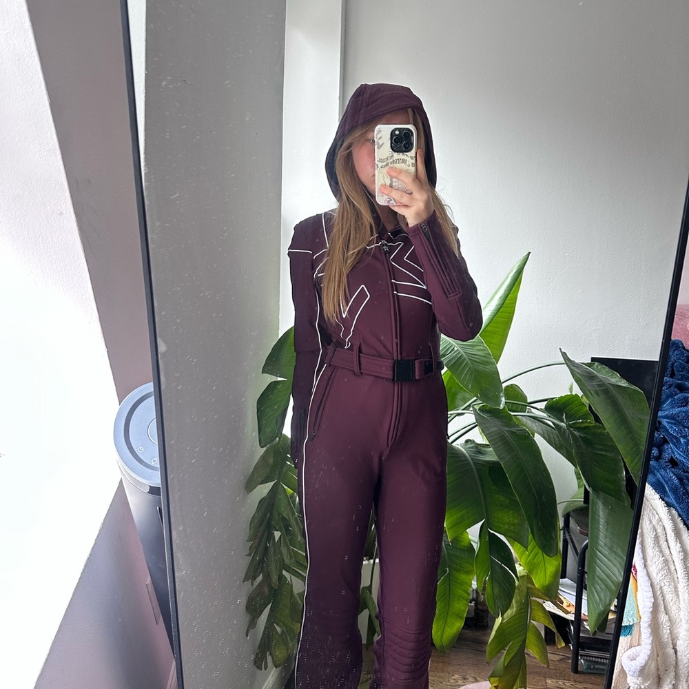Perfect Moment Jumpsuit with Belted Waist and Wide-Leg Design